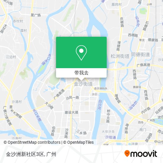 金沙洲新社区3区地图