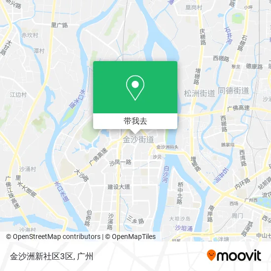 金沙洲新社区3区地图