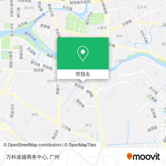 万科凌越商务中心地图