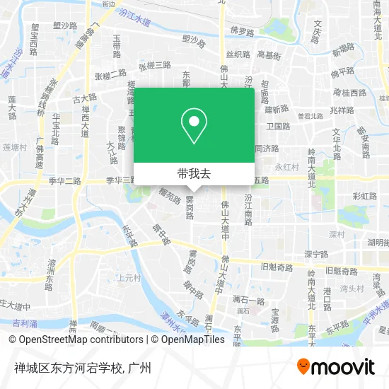 禅城区东方河宕学校地图