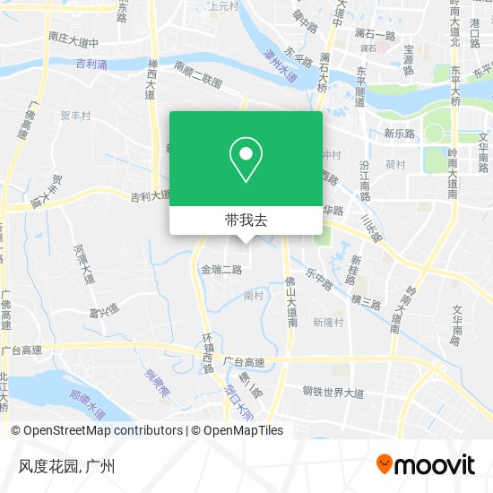 风度花园地图