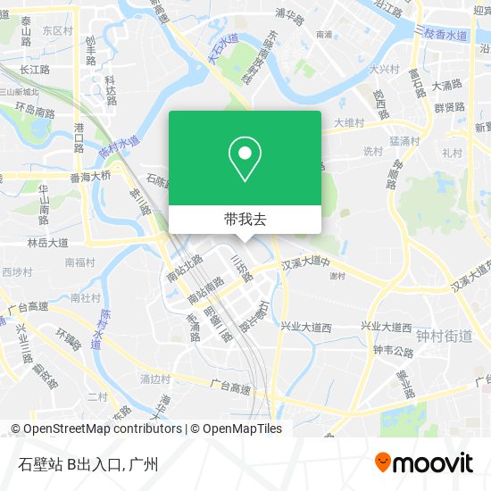 石壁站 B出入口地图