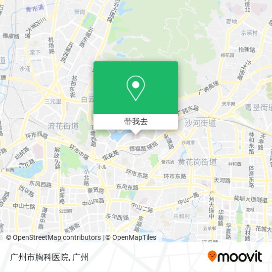广州市胸科医院地图