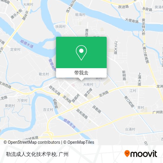 勒流成人文化技术学校地图