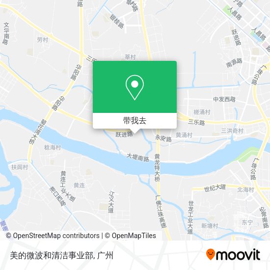美的微波和清洁事业部地图