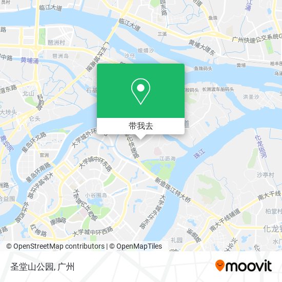 圣堂山公园地图