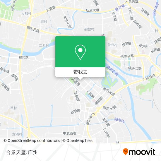 合景天玺地图