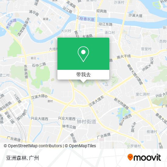 亚洲森林地图