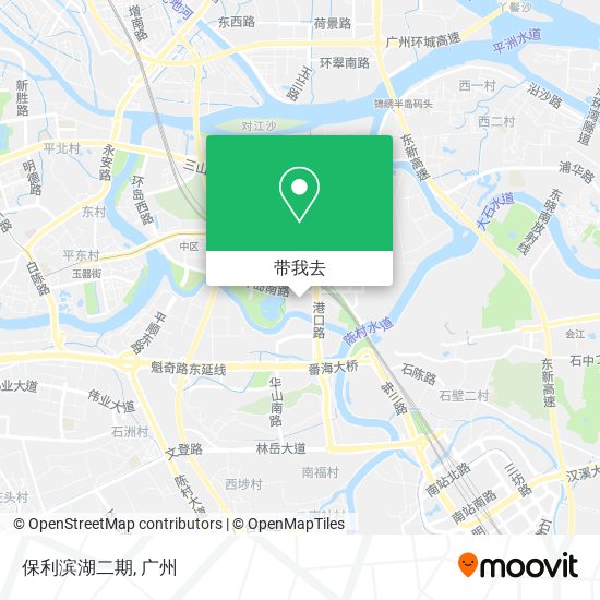 保利滨湖二期地图