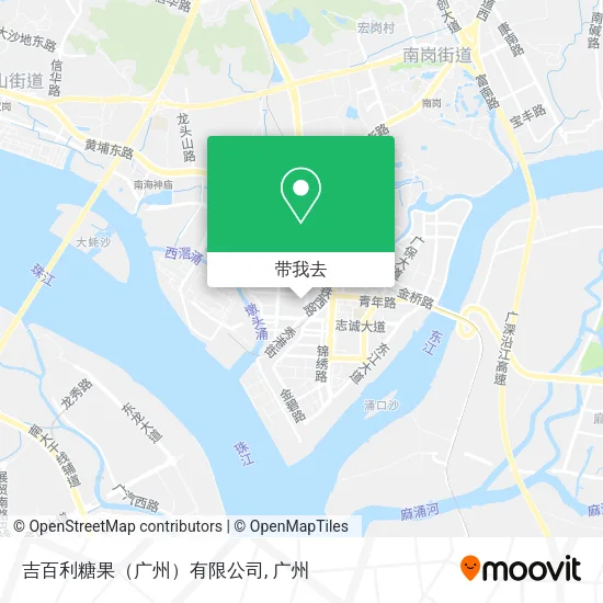 吉百利糖果（广州）有限公司地图