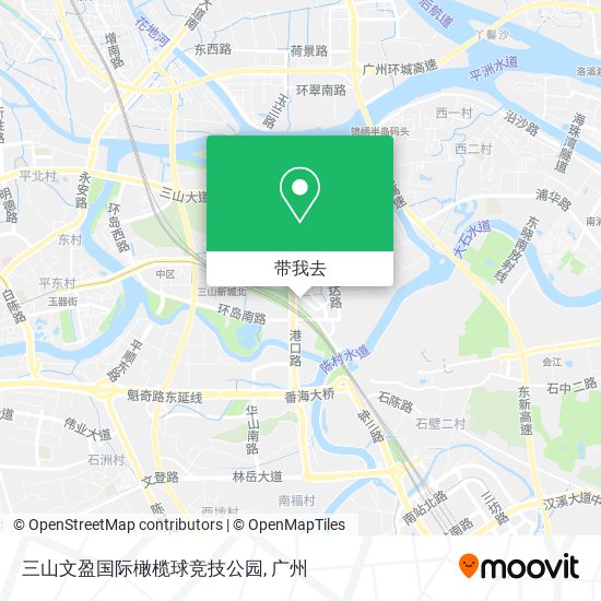 三山文盈国际橄榄球竞技公园地图