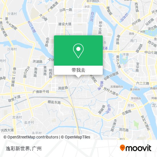逸彩新世界地图