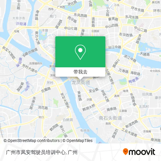 广州市凤安驾驶员培训中心地图
