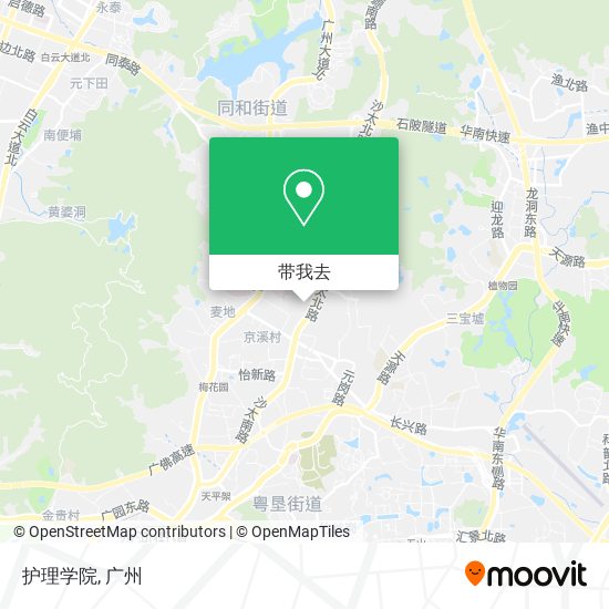 护理学院地图