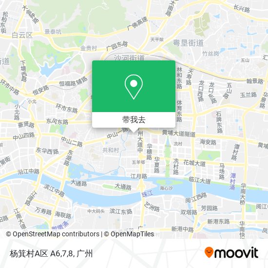 杨箕村A区 A6,7,8地图