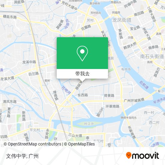 文伟中学地图