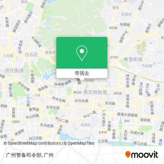 广州警备司令部地图