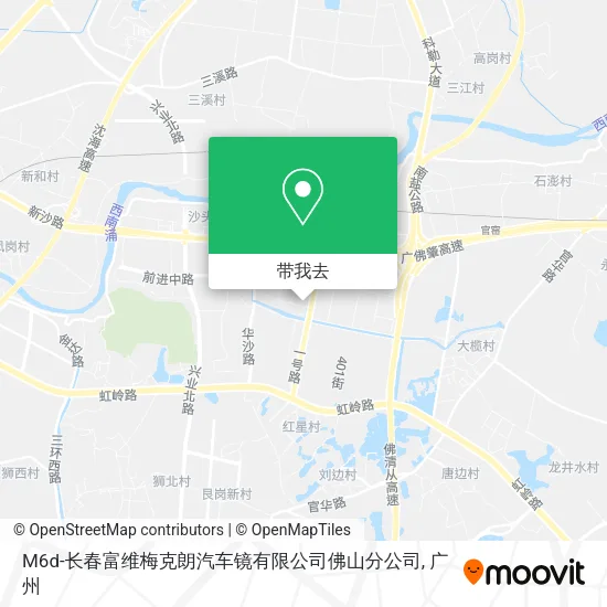M6d-长春富维梅克朗汽车镜有限公司佛山分公司地图