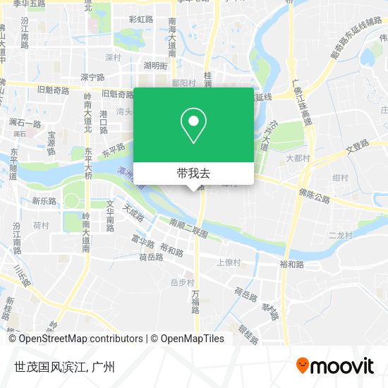 世茂国风滨江地图