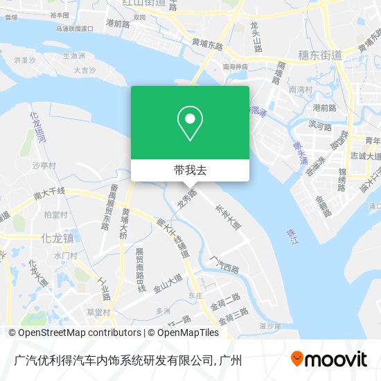 广汽优利得汽车内饰系统研发有限公司地图