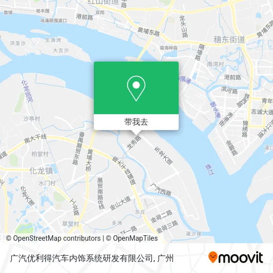 广汽优利得汽车内饰系统研发有限公司地图