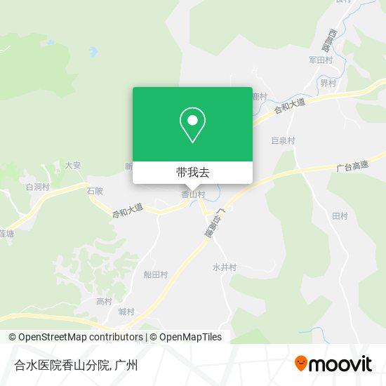 合水医院香山分院地图