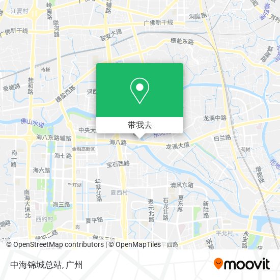 中海锦城总站地图