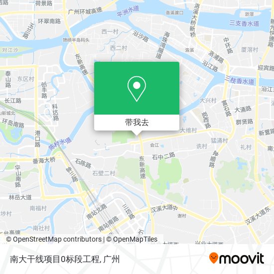 南大干线项目0标段工程地图