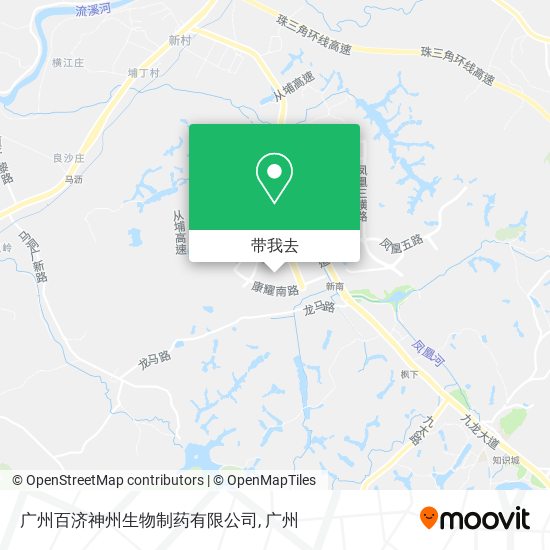 广州百济神州生物制药有限公司地图