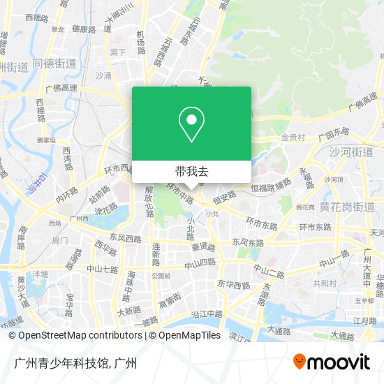广州青少年科技馆地图