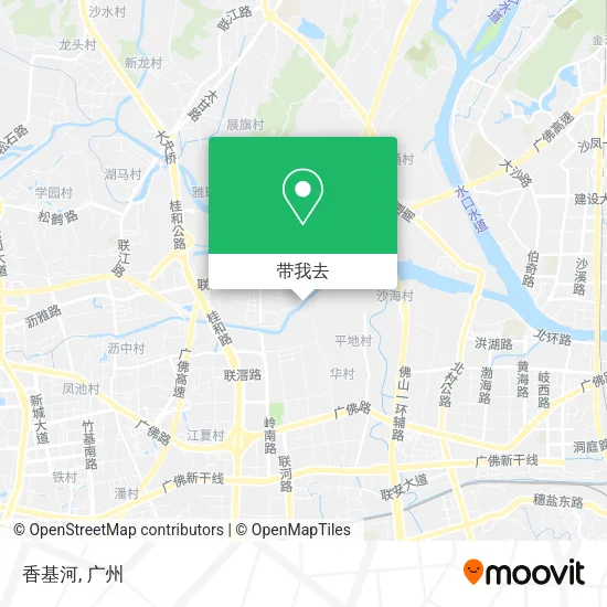 香基河地图