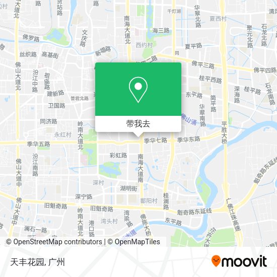 天丰花园地图
