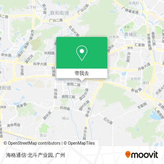 海格通信·北斗产业园地图