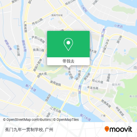 蕉门九年一贯制学校地图