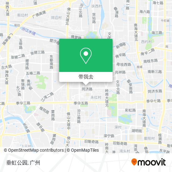 垂虹公园地图