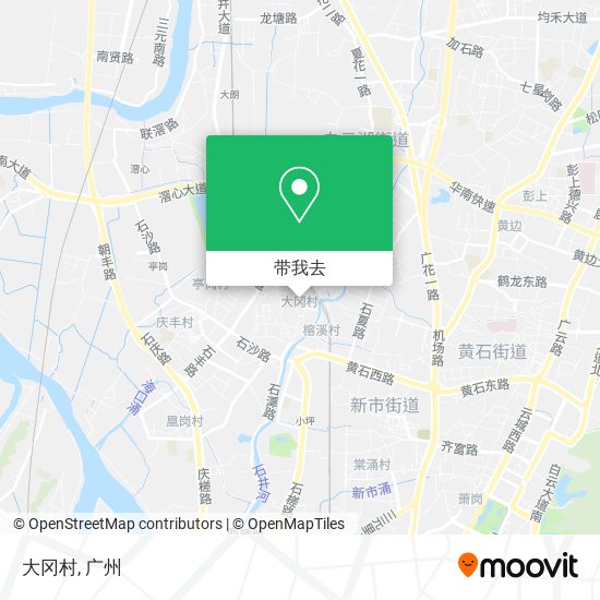 大冈村地图