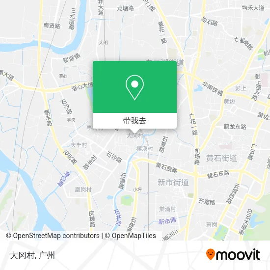 大冈村地图