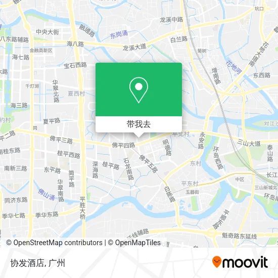 协发酒店地图