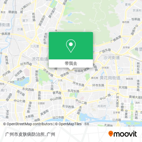 广州市皮肤病防治所地图