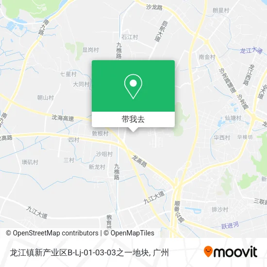龙江镇新产业区B-Lj-01-03-03之一地块地图