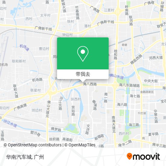 华南汽车城地图