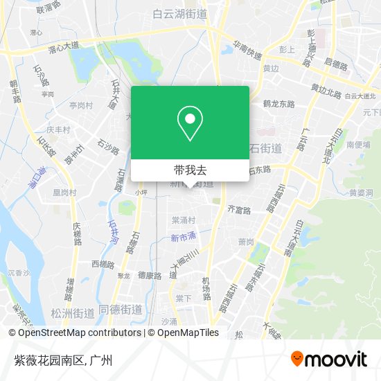 紫薇花园南区地图