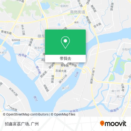 招鑫富荔广场地图
