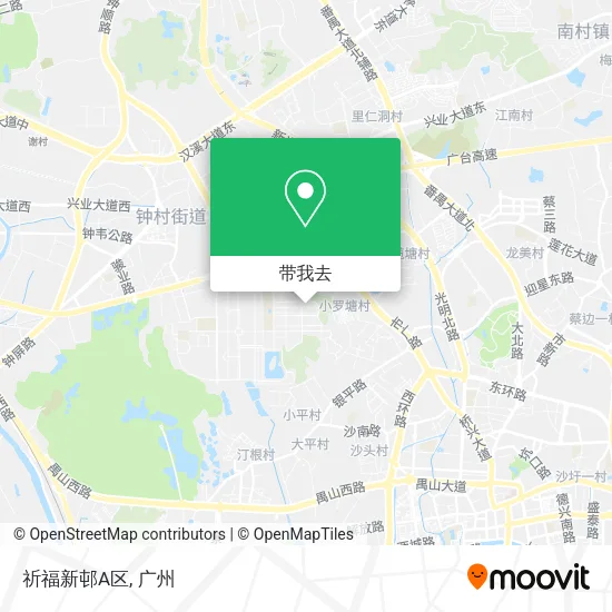 祈福新邨A区地图