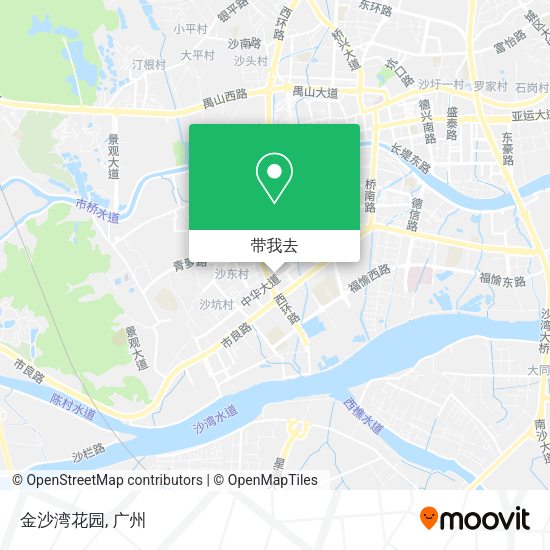 金沙湾花园地图