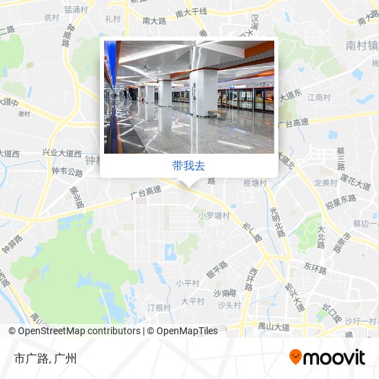市广路地图