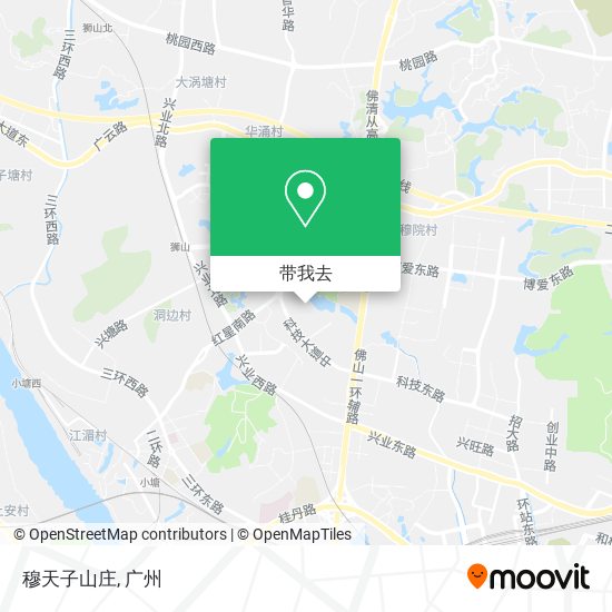 穆天子山庄地图