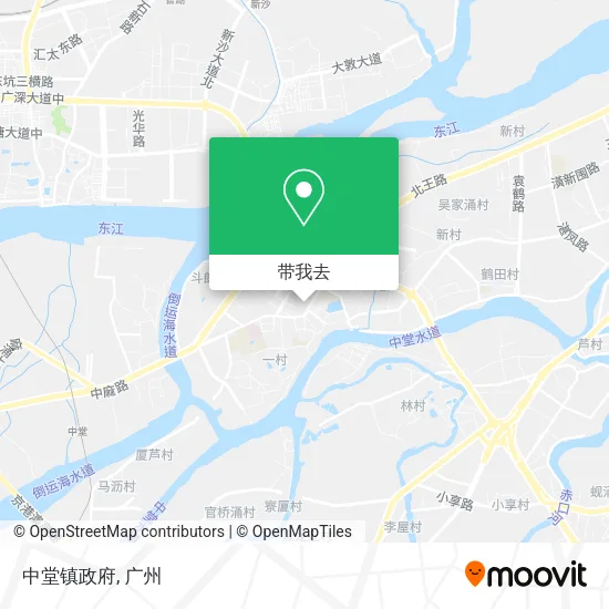 中堂镇政府地图