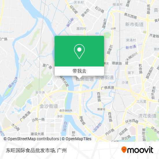 东旺国际食品批发市场地图