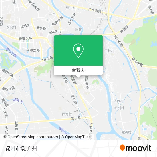 昆州市场地图